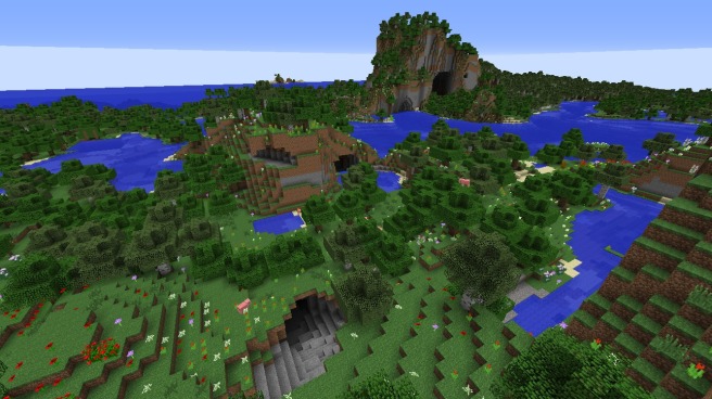 1-8-minecraft-seed-triple-crater-caverns-1